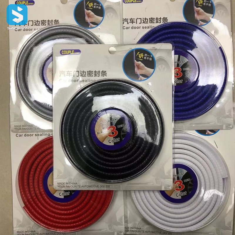 Car door border bumper strip